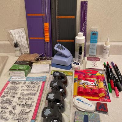 Large lot of stamping items