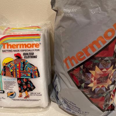 Thermore and poly fiberfill