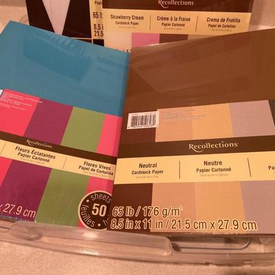 New recollections paper packages in plastic container