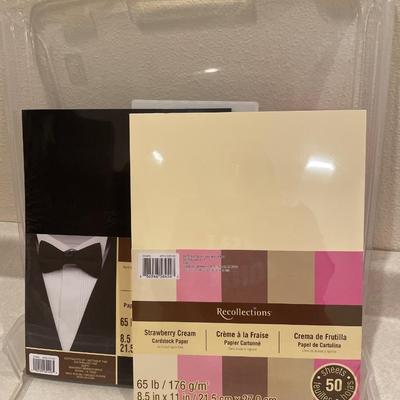 New recollections paper packages in plastic container