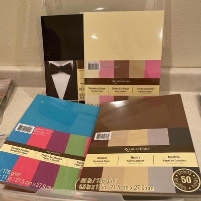 New recollections paper packages in plastic container