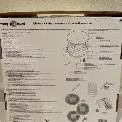 Merry Glo Round crafting light box