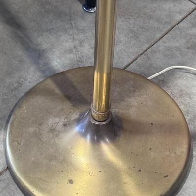 Modernist Era Hollywood Regency Metal Floor Lamp 3 Adjustable shades