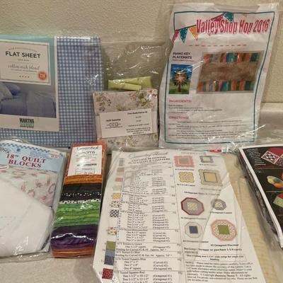 Quilt Blocks, cotton strips, and kits