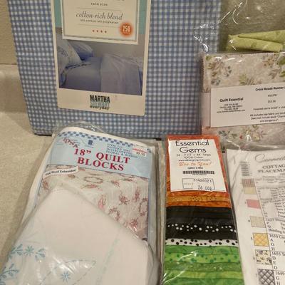 Quilt Blocks, cotton strips, and kits
