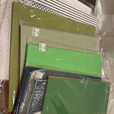 Three Drawer plastic storage with stamping up paper