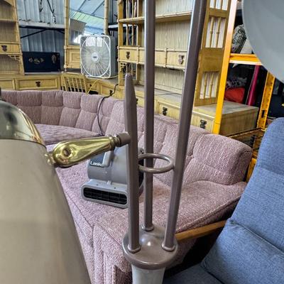 MCM bullet shade floor lamp. 3 Adjustable shades