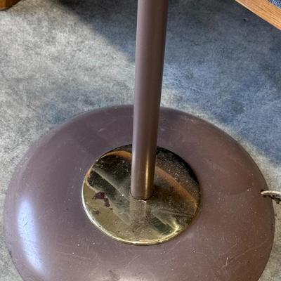 MCM bullet shade floor lamp. 3 Adjustable shades