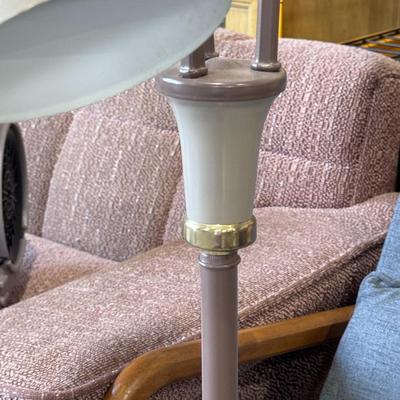 MCM bullet shade floor lamp. 3 Adjustable shades