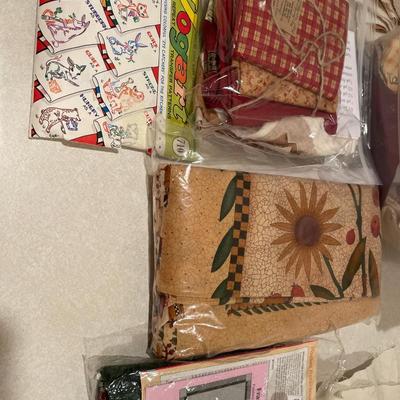 Needle point and fall crafting items