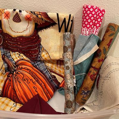 Needle point and fall crafting items