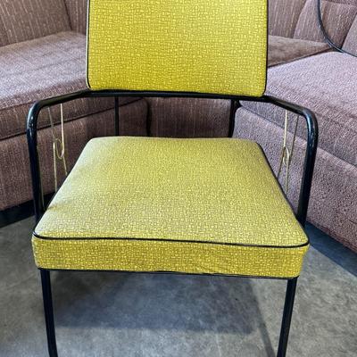 ATOMIC MCM side chair with original upholstery