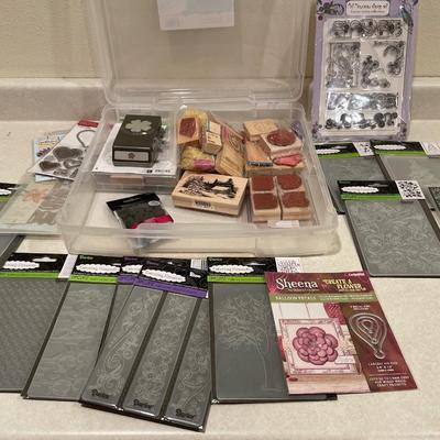 Embossing essentials and stamps