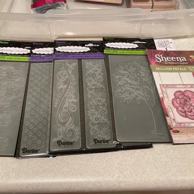 Embossing essentials and stamps