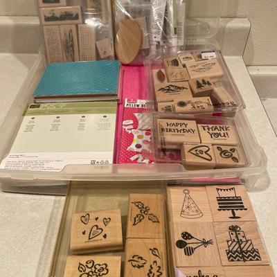 Happy birthday wood stamps and more