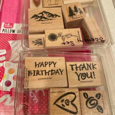 Happy birthday wood stamps and more