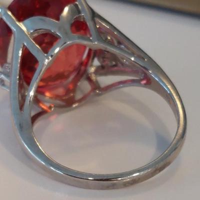 GIA CERTIFIED LAB GROWN RUBY RING