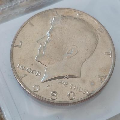 1980 D Kennedy Coin