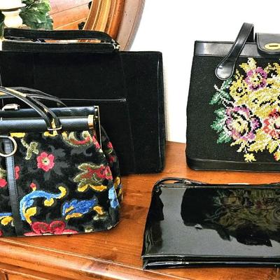 4 Piece Vintage Bags
