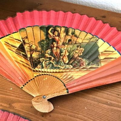 Vintage Folding Fan Lot