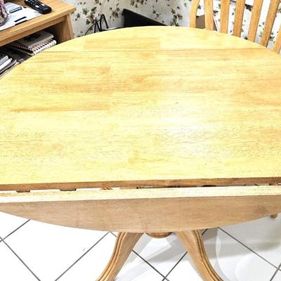 Wood Folding Table with 2 Chairs