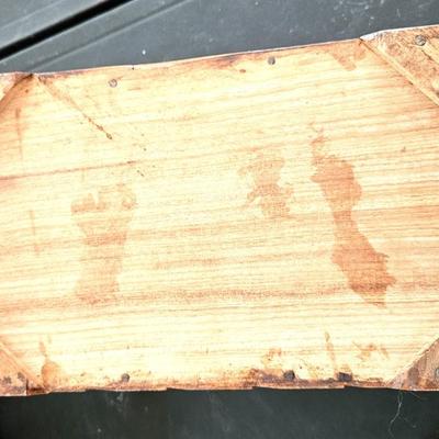3 Wood Hand Carved Boxes