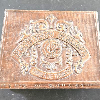 3 Wood Hand Carved Boxes