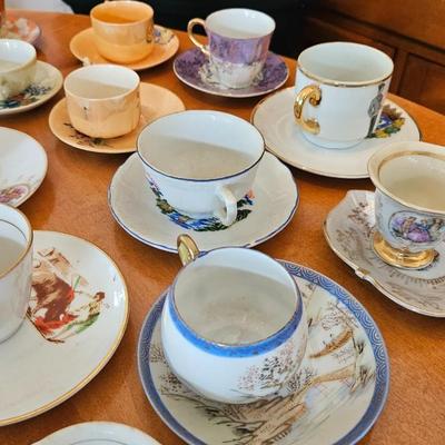 Regular Size Cup and Saucer Lot