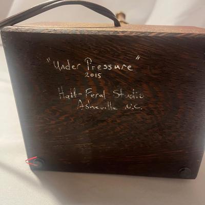 Asheville Artist Graeme Priddle Steampunk Style Table Lamp (LR-MG)