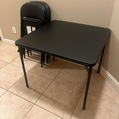 Cosco Folding Table & Four Chairs (H-MG)