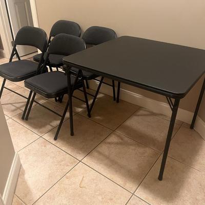Cosco Folding Table & Four Chairs (H-MG)