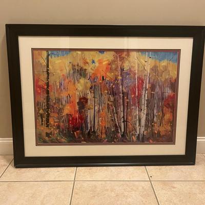 Framed Art By Graham Forsythe Titled “Disco” (H-MG)