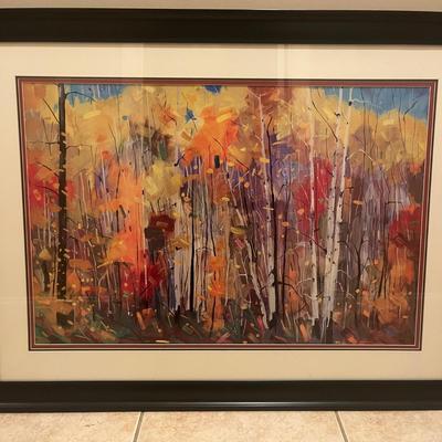 Framed Art By Graham Forsythe Titled “Disco” (H-MG)