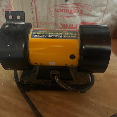 Cordless Dremel, Central Forge Vise & Central Electric 3” Bench Grinder (W-MG)