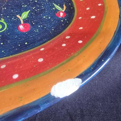DECORATIVE ROOSTER PLATES