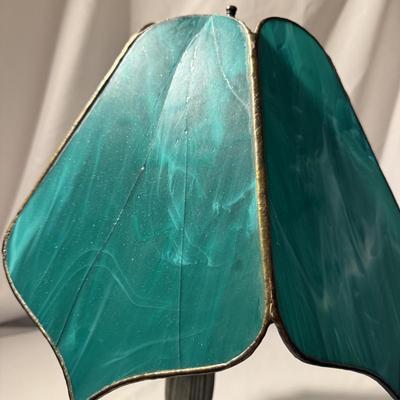 Art Nouveau Lamp with Stained Glass Shade (LR-BM)