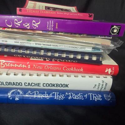 PAINTED VINTAGE SCALE, COOKBOOKS, COOKIE CUTTERS AND MORE