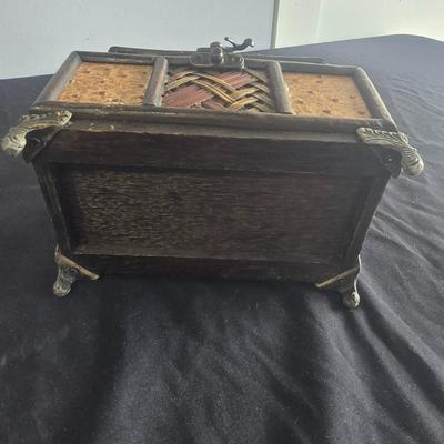 REPURPOSED FAN CLOCK, WOODEN WATERMELON, BOX AND MORE