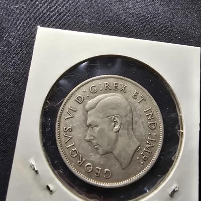 1944 & 1952 CANADIAN 50 CENT COINS