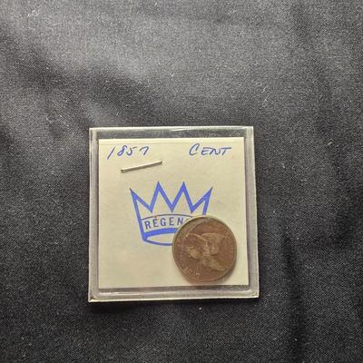 1857 FLYING EAGLE CENT