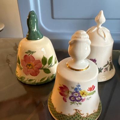 Collection of porcelain bells