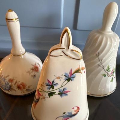 Collection of porcelain bells