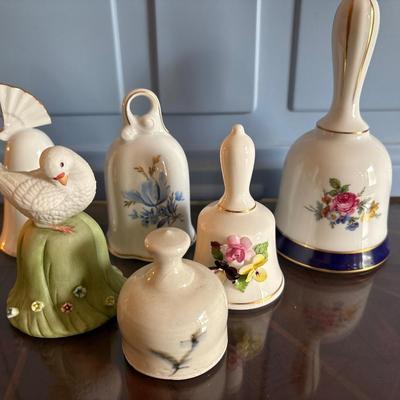 Collection of porcelain bells