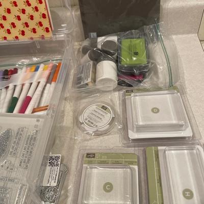 Stampin up blocks and stamps
