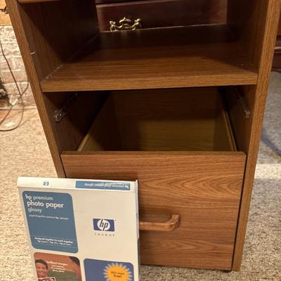 Small cabinet & printer