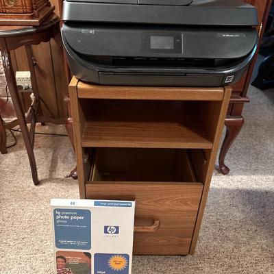 Small cabinet & printer