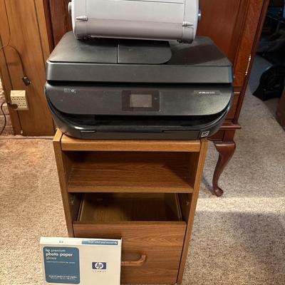 Small cabinet & printer