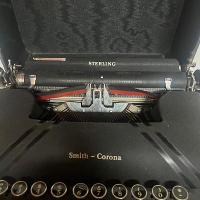 Smith Corona Sterling Portable Typewriter (W-MG)