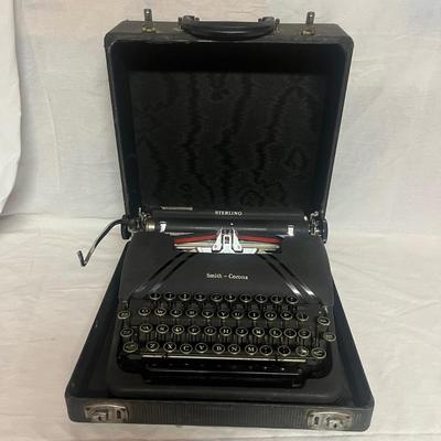 Smith Corona Sterling Portable Typewriter (W-MG)