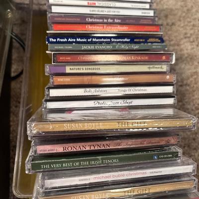 Emerson VCR, boombox, VHS, CDs
